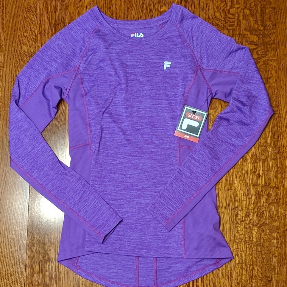 Fila, Athletic, Running Top, Long Sleeve Tee - Picture 3 of 3